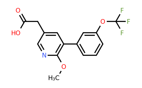1261747-05-0 | 2-Methoxy-3-(3-(trifluoromethoxy)phenyl)pyridine-5-acetic acid