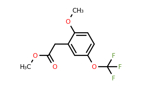 1261747-07-2 | Methyl 2-methoxy-5-(trifluoromethoxy)phenylacetate