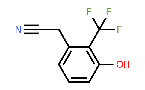 1261747-25-4 | 3-Hydroxy-2-(trifluoromethyl)phenylacetonitrile