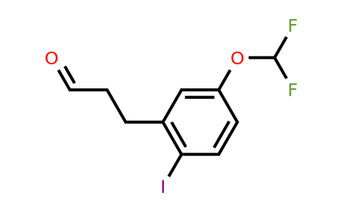 1261747-32-3 | 3-(5'-(Difluoromethoxy)-2'-iodophenyl)propionaldehyde