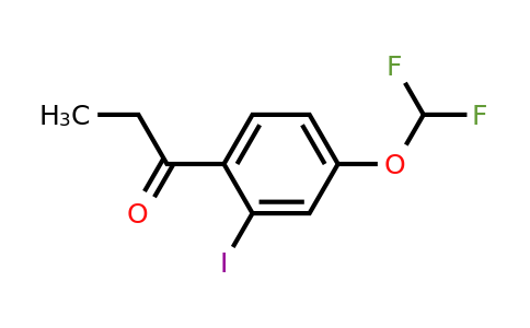 1261747-44-7 | 4'-(Difluoromethoxy)-2'-iodopropiophenone
