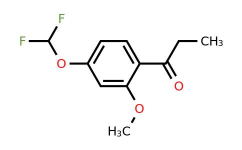 1261747-69-6 | 4'-(Difluoromethoxy)-2'-methoxypropiophenone