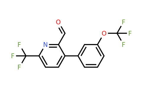 1261747-93-6 | 3-(3-(Trifluoromethoxy)phenyl)-6-(trifluoromethyl)picolinaldehyde