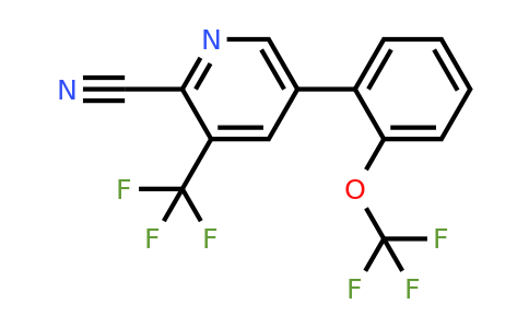 1261748-06-4 | 5-(2-(Trifluoromethoxy)phenyl)-3-(trifluoromethyl)picolinonitrile