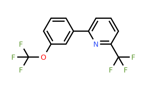 1261748-10-0 | 2-(3-(Trifluoromethoxy)phenyl)-6-(trifluoromethyl)pyridine