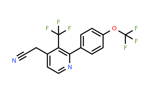 1261748-15-5 | 2-(4-(Trifluoromethoxy)phenyl)-3-(trifluoromethyl)pyridine-4-acetonitrile