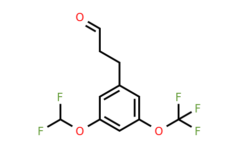1261748-35-9 | 3-(3'-(Difluoromethoxy)-5'-(trifluoromethoxy)phenyl)propionaldehyde