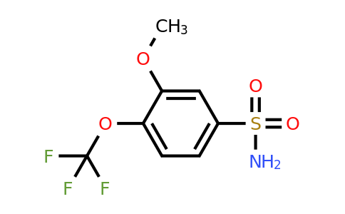 1261748-75-7 | 3-Methoxy-4-(trifluoromethoxy)benzenesulfonamide