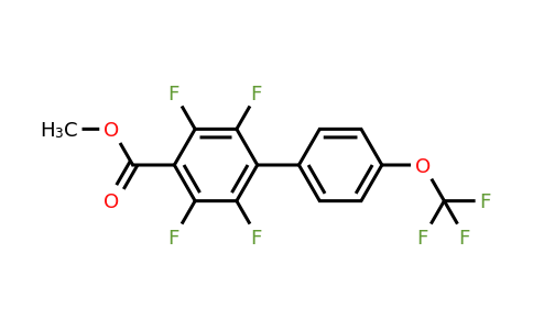 1261748-98-4 | Methyl 2,3,5,6-tetrafluoro-4'-(trifluoromethoxy)biphenyl-4-carboxylate