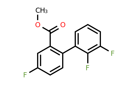 1261749-06-7 | Methyl 4,2',3'-trifluorobiphenyl-2-carboxylate