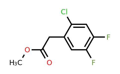 1261749-62-5 | Methyl 2-chloro-4,5-difluorophenylacetate