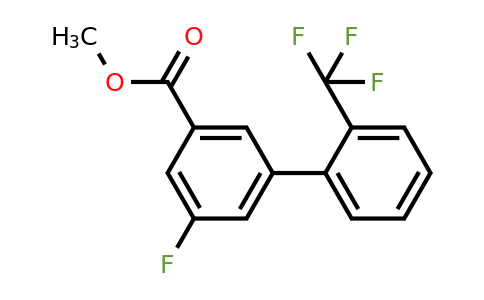 1261750-31-5 | 5-Fluoro-2'-(trifluoromethyl)biphenyl-3-carboxylic acid methyl ester