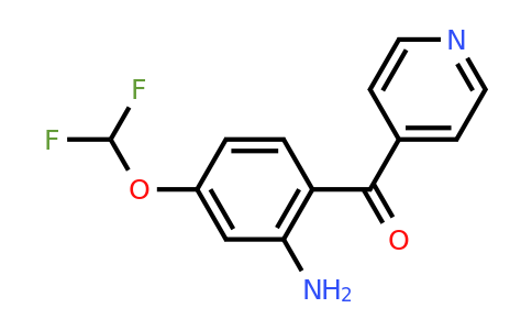 1261750-44-0 | 4-(2-Amino-4-(difluoromethoxy)benzoyl)pyridine