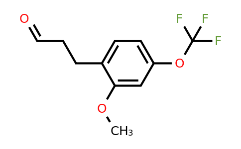 1261750-54-2 | 3-(2'-Methoxy-4'-(trifluoromethoxy)phenyl)propionaldehyde