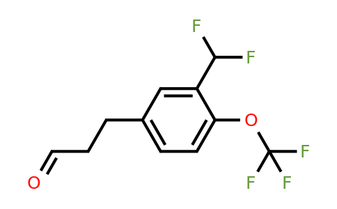 1261750-86-0 | 3-(3'-(Difluoromethyl)-4'-(trifluoromethoxy)phenyl)propionaldehyde
