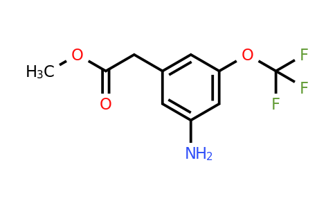 1261751-01-2 | Methyl 3-amino-5-(trifluoromethoxy)phenylacetate