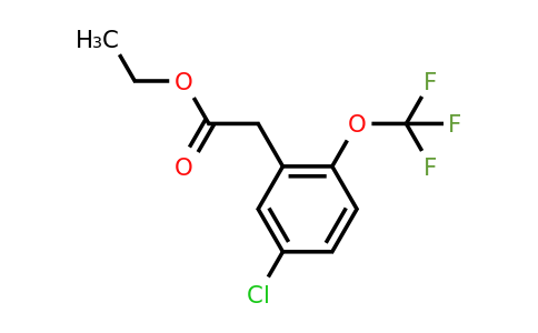 1261751-34-1 | Ethyl 5-chloro-2-(trifluoromethoxy)phenylacetate