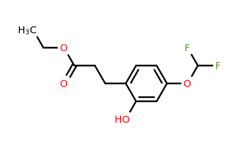 1261751-39-6 | Ethyl 3-(4'-(difluoromethoxy)-2'-hydroxyphenyl)propionate