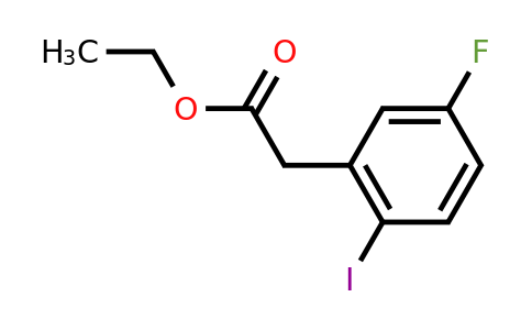 1261751-46-5 | Ethyl 5-fluoro-2-iodophenylacetate
