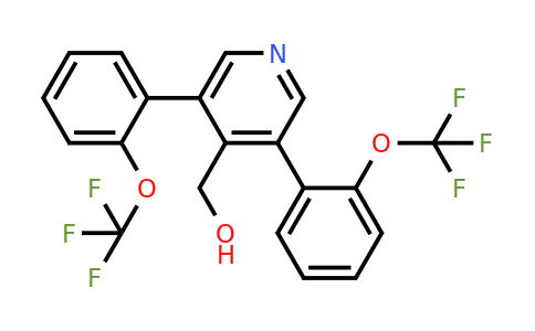 1261751-52-3 | 3,5-Bis(2-(trifluoromethoxy)phenyl)pyridine-4-methanol