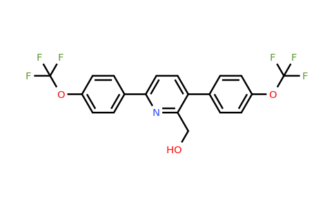 1261751-53-4 | 3,6-Bis(4-(trifluoromethoxy)phenyl)pyridine-2-methanol