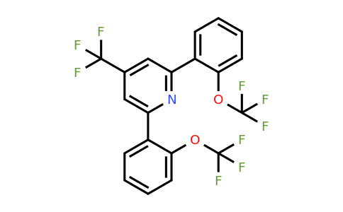 1261751-59-0 | 2,6-Bis(2-(trifluoromethoxy)phenyl)-4-(trifluoromethyl)pyridine