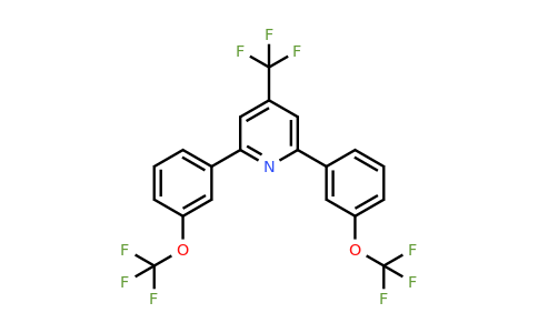 1261751-61-4 | 2,6-Bis(3-(trifluoromethoxy)phenyl)-4-(trifluoromethyl)pyridine