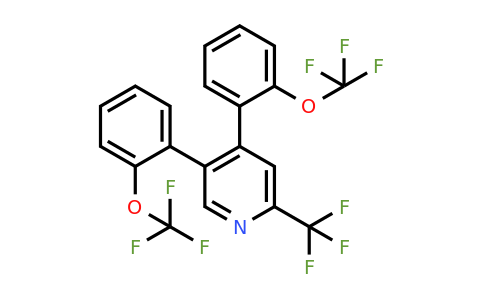 1261751-63-6 | 4,5-Bis(2-(trifluoromethoxy)phenyl)-2-(trifluoromethyl)pyridine