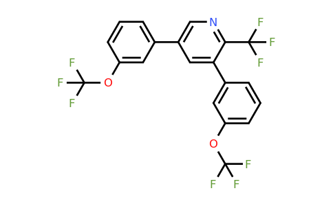 1261751-65-8 | 3,5-Bis(3-(trifluoromethoxy)phenyl)-2-(trifluoromethyl)pyridine