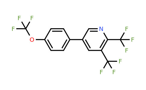 1261751-68-1 | 2,3-Bis(trifluoromethyl)-5-(4-(trifluoromethoxy)phenyl)pyridine