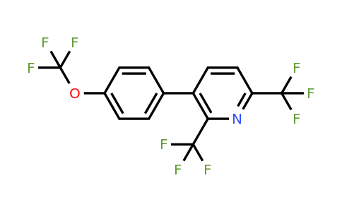 1261751-78-3 | 2,6-Bis(trifluoromethyl)-3-(4-(trifluoromethoxy)phenyl)pyridine
