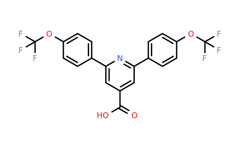 1261751-96-5 | 2,6-Bis(4-(trifluoromethoxy)phenyl)isonicotinic acid