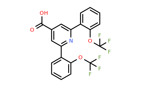 1261751-98-7 | 2,6-Bis(2-(trifluoromethoxy)phenyl)isonicotinic acid