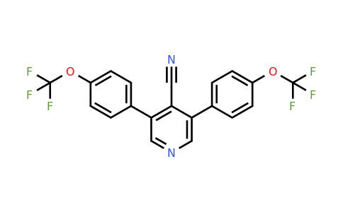 1261752-06-0 | 3,5-Bis(4-(trifluoromethoxy)phenyl)isonicotinonitrile