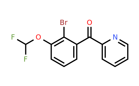 1261752-12-8 | 2-(2-Bromo-3-(difluoromethoxy)benzoyl)pyridine