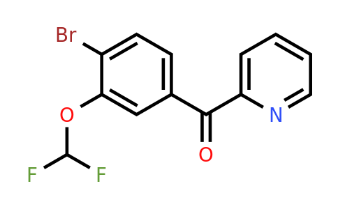 1261752-15-1 | 2-(4-Bromo-3-(difluoromethoxy)benzoyl)pyridine