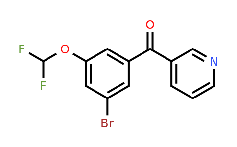 1261752-19-5 | 3-(3-Bromo-5-(difluoromethoxy)benzoyl)pyridine