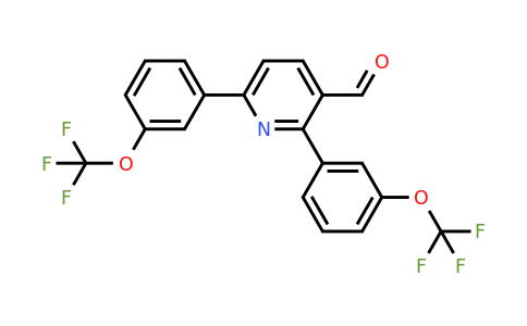 1261752-38-8 | 2,6-Bis(3-(trifluoromethoxy)phenyl)nicotinaldehyde