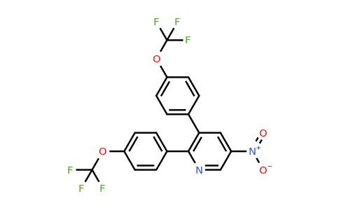 1261752-49-1 | 2,3-Bis(4-(trifluoromethoxy)phenyl)-5-nitropyridine