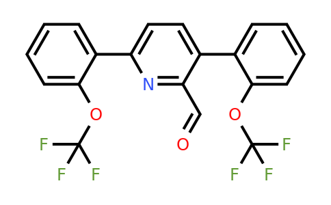 1261752-54-8 | 3,6-Bis(2-(trifluoromethoxy)phenyl)picolinaldehyde