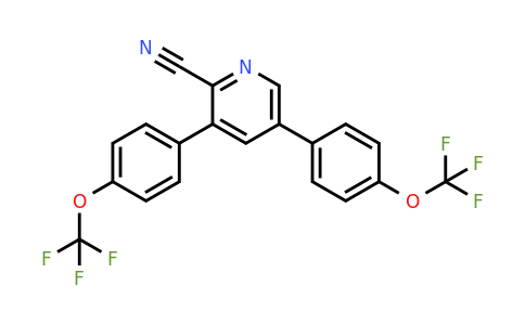 1261752-61-7 | 3,5-Bis(4-(trifluoromethoxy)phenyl)picolinonitrile