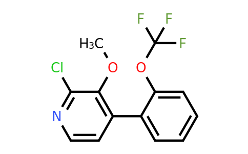 1261752-79-7 | 2-Chloro-3-methoxy-4-(2-(trifluoromethoxy)phenyl)pyridine