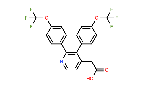 1261752-83-3 | 2,3-Bis(4-(trifluoromethoxy)phenyl)pyridine-4-acetic acid