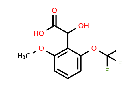 1261752-85-5 | 2-Methoxy-6-(trifluoromethoxy)mandelic acid