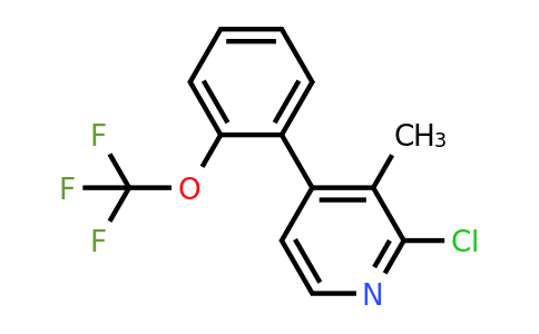 1261753-32-5 | 2-Chloro-3-methyl-4-(2-(trifluoromethoxy)phenyl)pyridine
