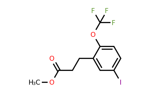 1261753-48-3 | Methyl 3-(5'-iodo-2'-(trifluoromethoxy)phenyl)propionate