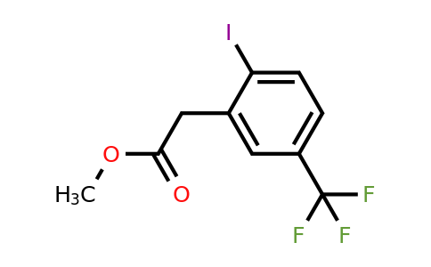 1261753-55-2 | Methyl 2-iodo-5-(trifluoromethyl)phenylacetate