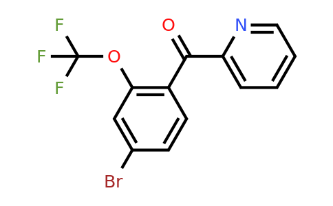 2-(4-Bromo-2-(trifluoromethoxy)benzoyl)pyridine