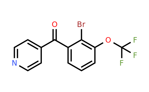1261753-72-3 | 4-(2-Bromo-3-(trifluoromethoxy)benzoyl)pyridine