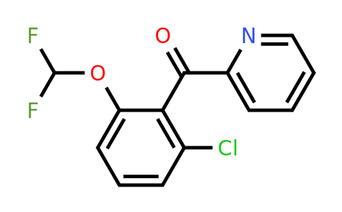 1261754-03-3 | 2-(2-Chloro-6-(difluoromethoxy)benzoyl)pyridine